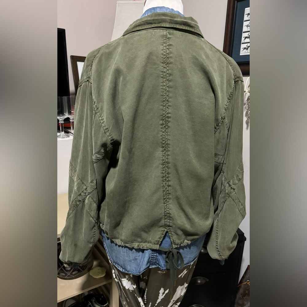 Young Fabulous & Broke NWOT "Clara" Lightweight Utility Bomber Jacket. Size S - Picture 6 of 11